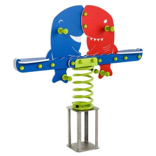 Cápa ikrek dupla ülőkés rugós játék - 176001