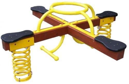 Négyüléses duplarugós billenő játék - H-1709