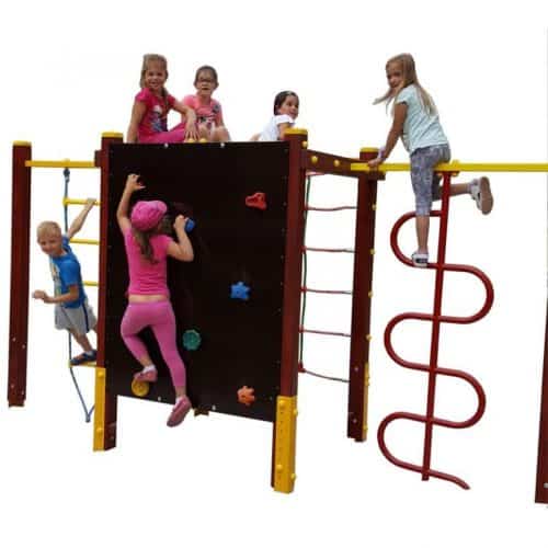 Hatszögletű mászótorony fészekkel - H-1236