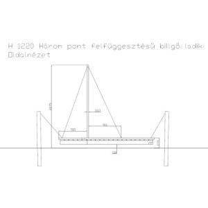 Három pont felfüggesztésű billegő ladik